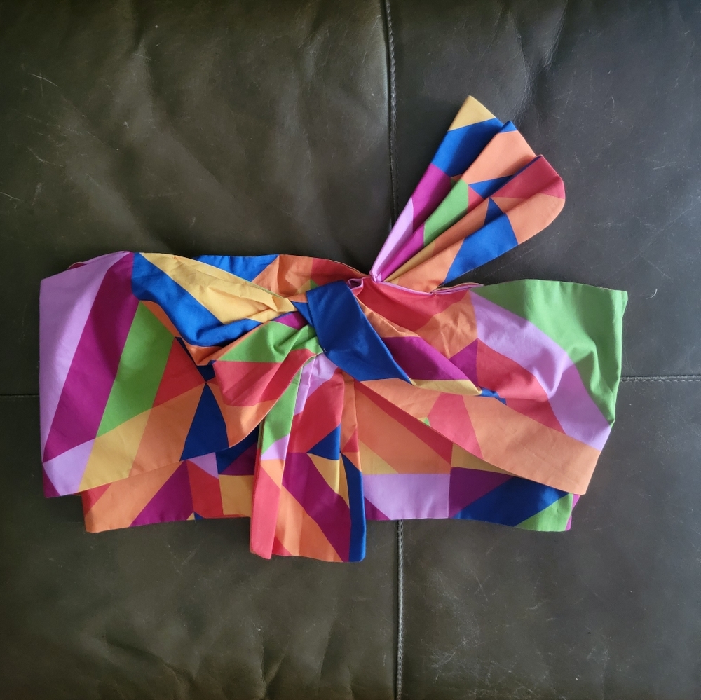 FARM X Anthropologie Strapless Blouse